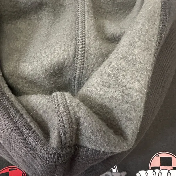 1059 White fox hoodie xs/s oversized hoodie nwot - Image 4