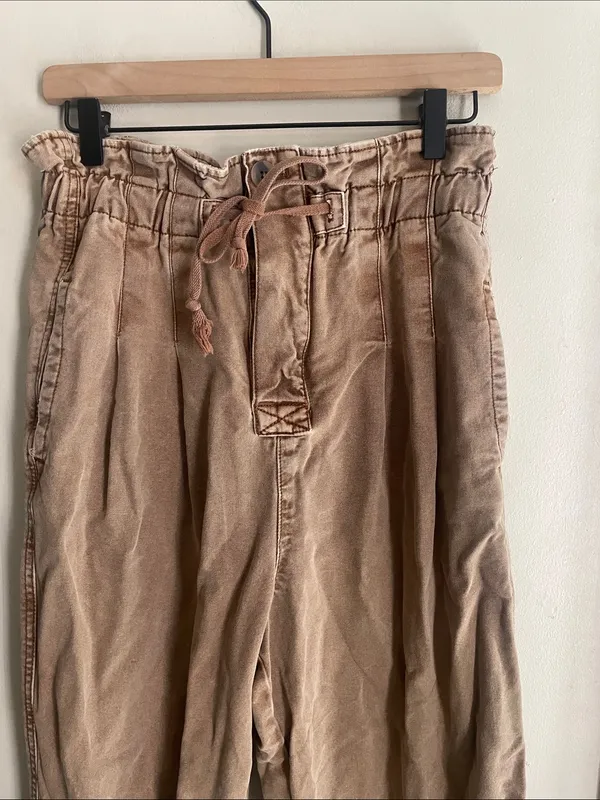 Free People Margate Pleated Paperbag Trouser Pants - Image 4