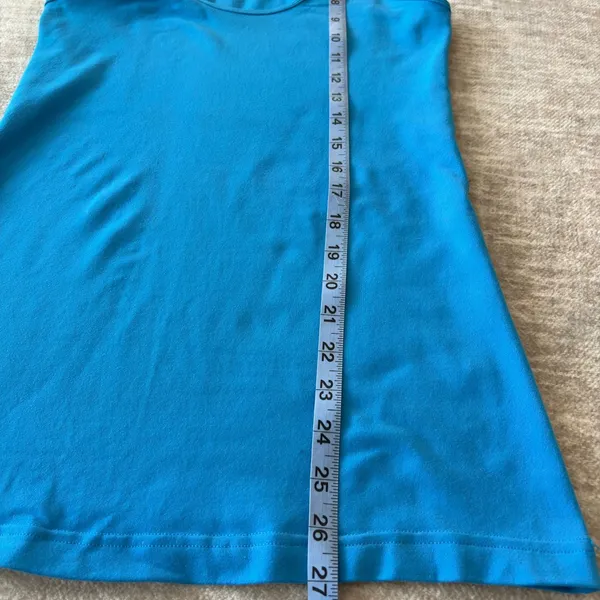 Lululemon Cool Racerback Tank Everlux‎ Turquoise Size 2/4 Workout Yoga Workout - Image 8