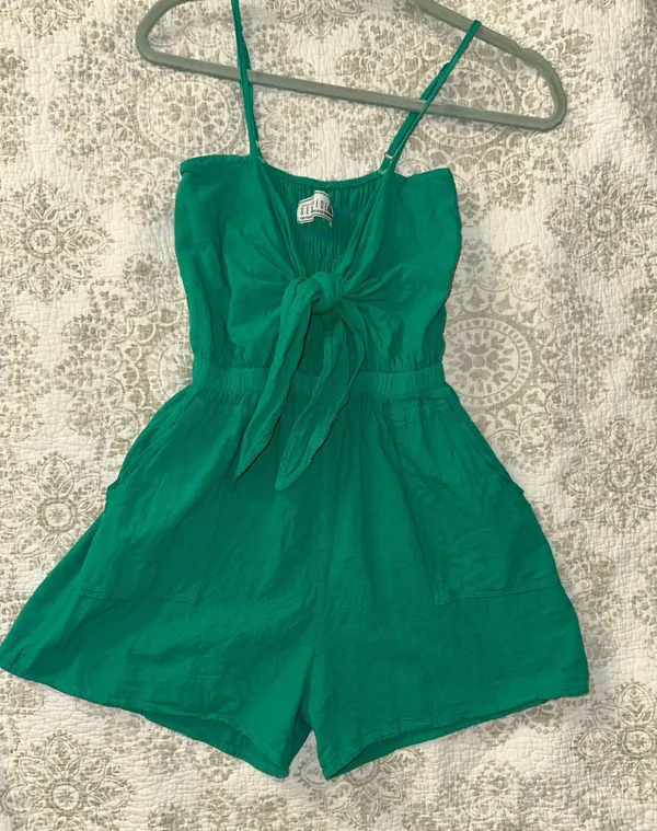 Boutique Seaspice green romper - Image 2
