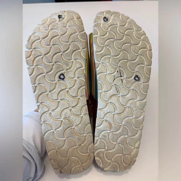 Birki’s‎  by Birkenstock rainbow spring slide eu 40 narrow - Image 3
