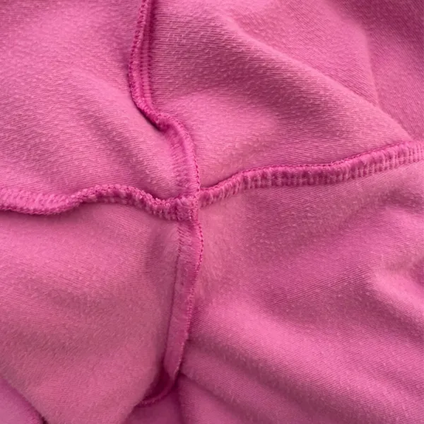 Victoria’s Secret On Pointe Pink Velour High Rise Drawstring Joggers Size Medium - Image 7