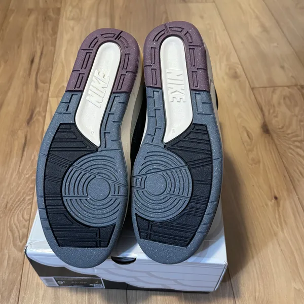•NEW• Air Jordan 2 Retro 'NOIR MAUVE' Sneakers in Purple & Gray • 8M / 9.5W - Image 7