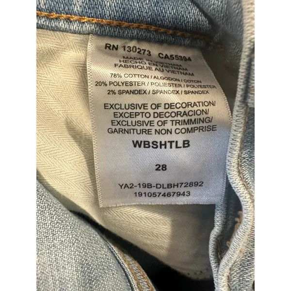 Wrangler Jean women’s 28 Jean short 3” inseam western cowgirl casual - Image 3