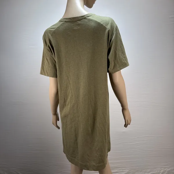 Arc'teryx Womens Cela T-Shirt Dress Size M Olive Green Cotton Blend Short Sleeve - Image 4