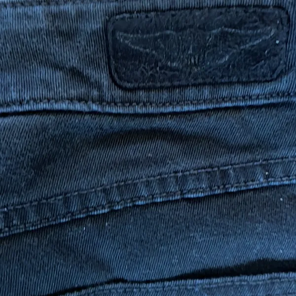 Harley Davidson lightweight‎ black jeans. Size 6 - Image 4