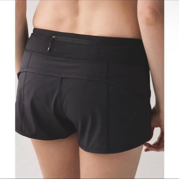 Lululemon Speed Shorts 6 Small black - Image 2