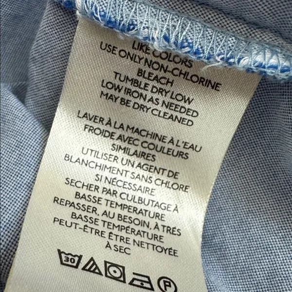 We The Free Tommy Oxford Shirt in blue XS - Image 6