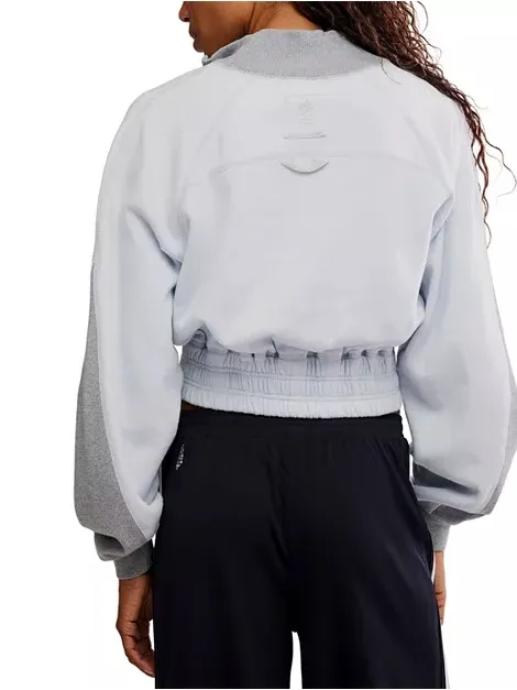 Free People Movement Out Of the Park Pullover Arctic Snow Extra Small New W Tags - Image 4