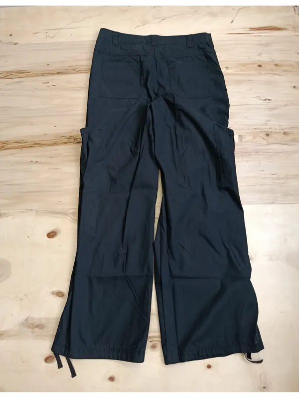 Wild Fable Black Cargo Pants Womens Medium M Parachute Baggy Utility Y2K - Image 9