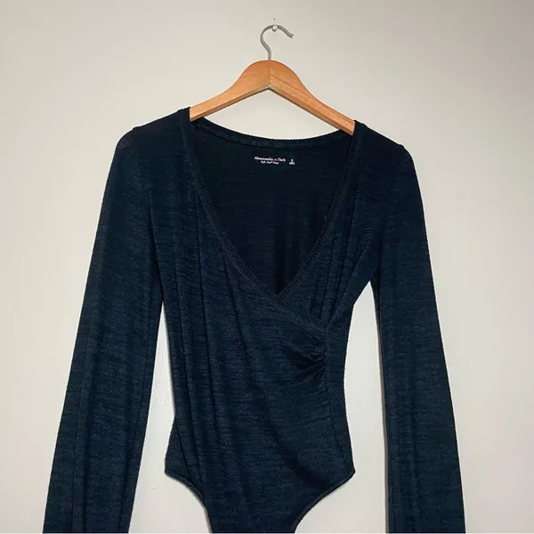 Abercrombie & Fitch Soft & Sexy Surplice Bodysuit - Image 2