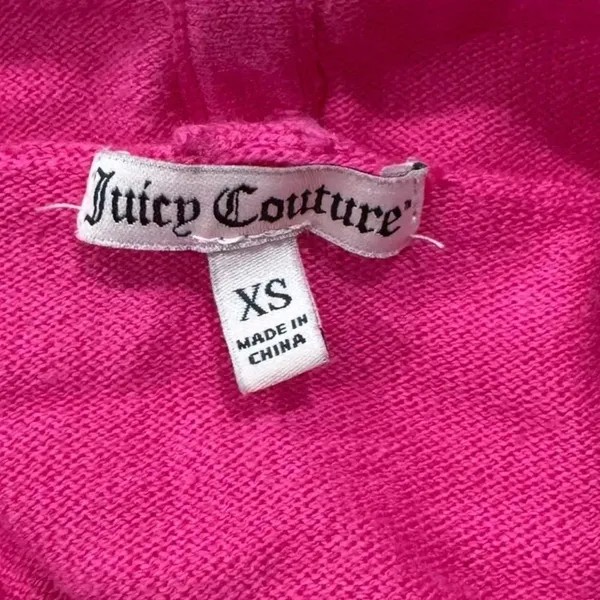 Juicy Couture Pink Pullover Lightweight Hoodie Women’s XS - Image 3