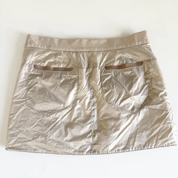 RLX Ralph Lauren Womens‎ Reversible Quilted Gorpcore Outdoor Mini Skirt Size M - Image 8
