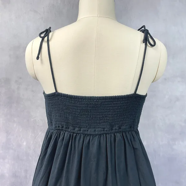 Abercrombie Fitch Womens Midi Dress Size L Cottagecore Coquette Romantic Minimal - Image 6