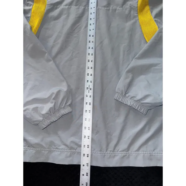 Nike‎ Michigan Wolverines Men's Silver Full-Zip On Field Jacket Size Small - Image 11
