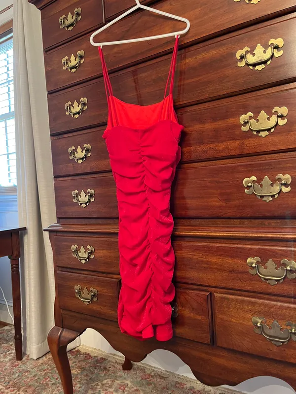 red dress Size XS - Image 2