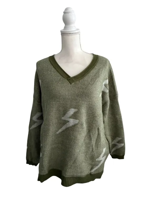 THREE BIRD NEST Green S Sweater Size Medium NEW NWT - Image 4