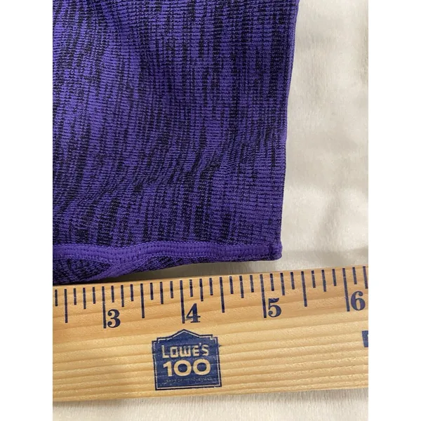 Peloton women’s seamless purple/black bike shorts size Medium Athletic Biker - Image 6
