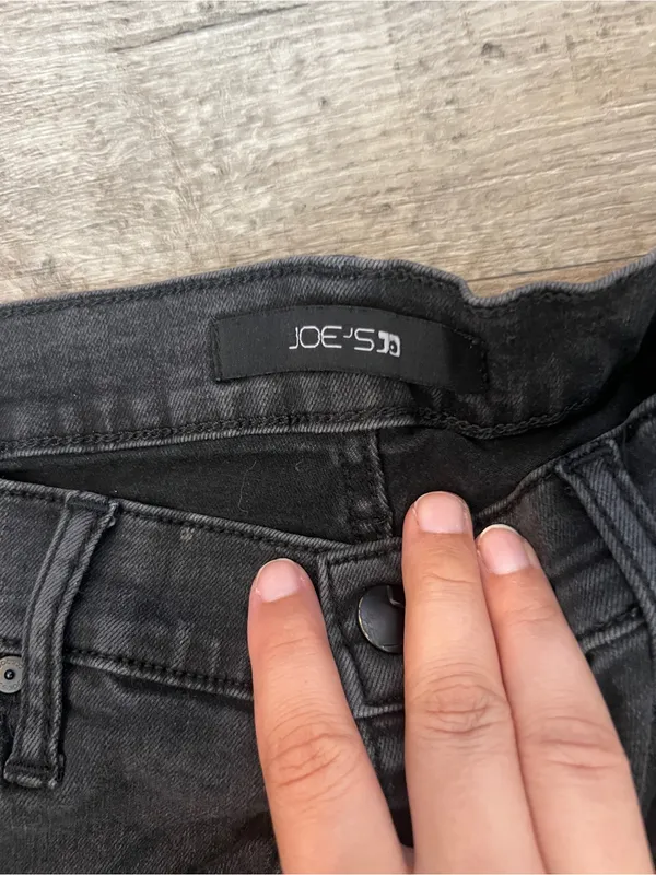 Joe's Jeans black denim jeans size 33 - Image 7