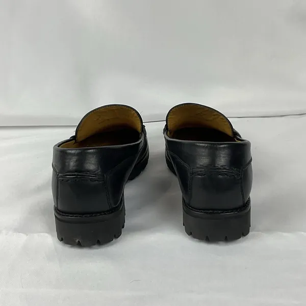 Cole Haan Black Leather Horsebit Lug Sole Loafers Women Sz 5.5 - Image 8