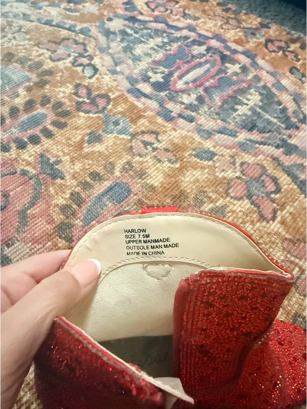 Matisse Footwear Red rhinestone boots - Image 3