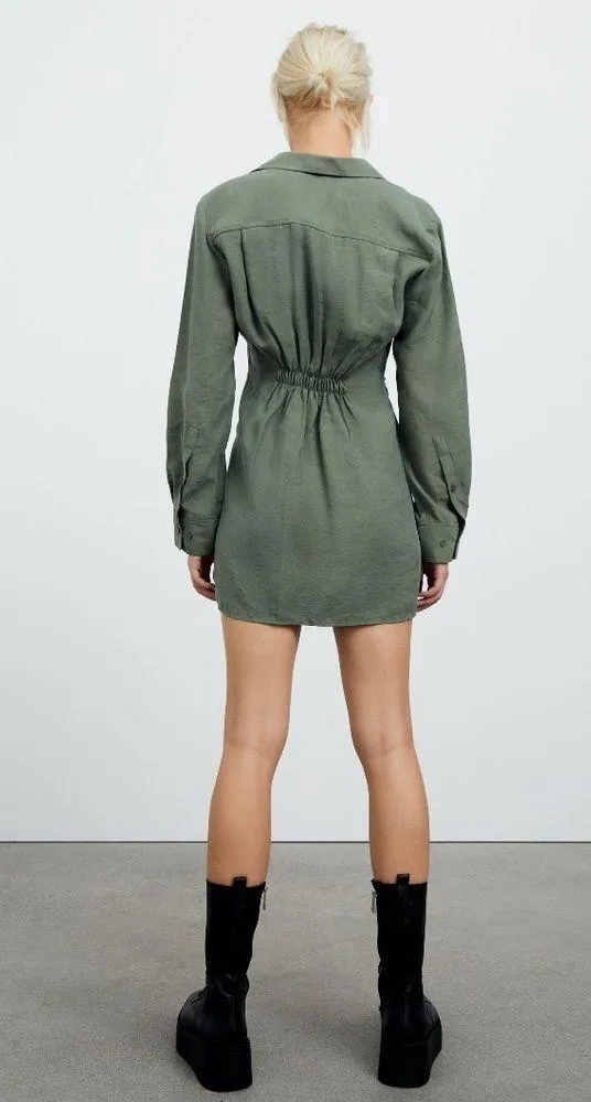 ZARA WRAP DRESS WITH POCKET - Image 6