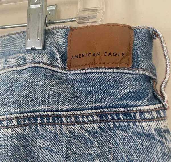 NWT American Eagle Highest Rise 90's Boyfriend Distressed Blue Jeans Plus Sz 18R - Image 5