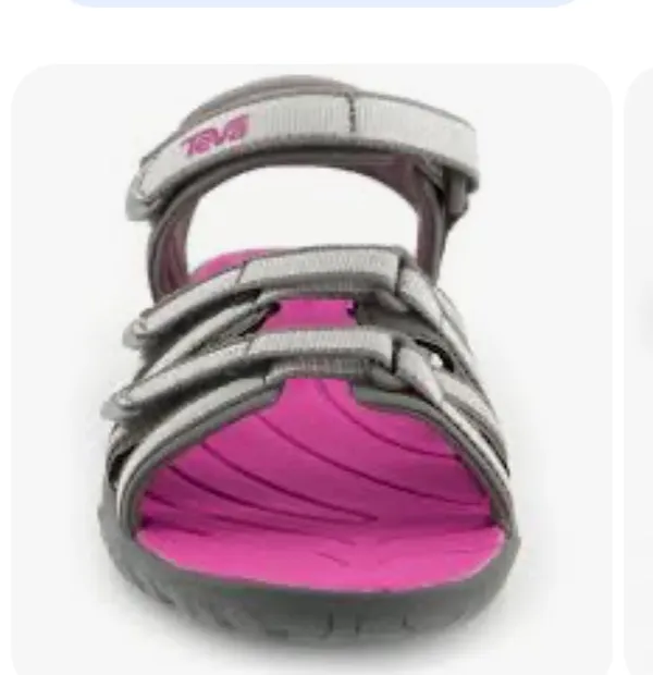Teva Women Tirra Silver/Magenta Strappy Sandals Us 8 / Eu 38/ Uk 4 - Nib - Image 2