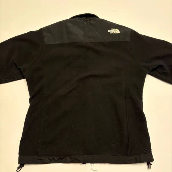 The North Face Denali Fleece Jacket Women S Black Full Zip Mixed Media - Image 3