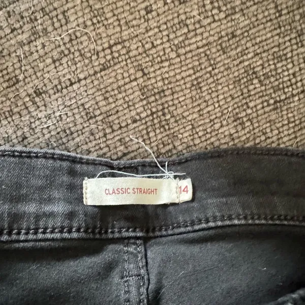 Levi's Signature by Levi Strauss Black Straight Leg Women’s Jeans - Image 2