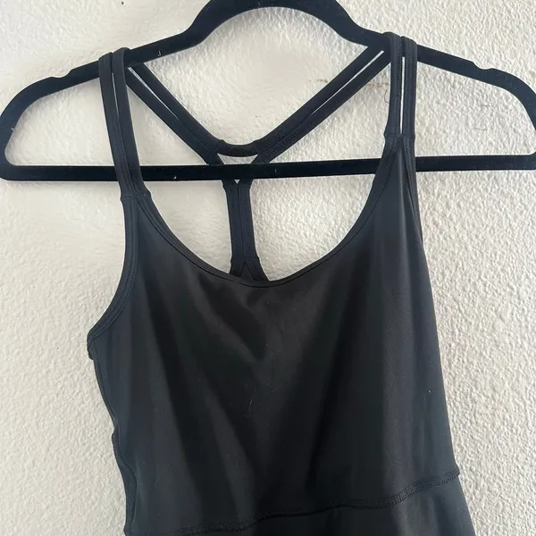 Madewell Flex Cutout Fitness A-Line Stretch Mini Dress Black Size XS - Image 3