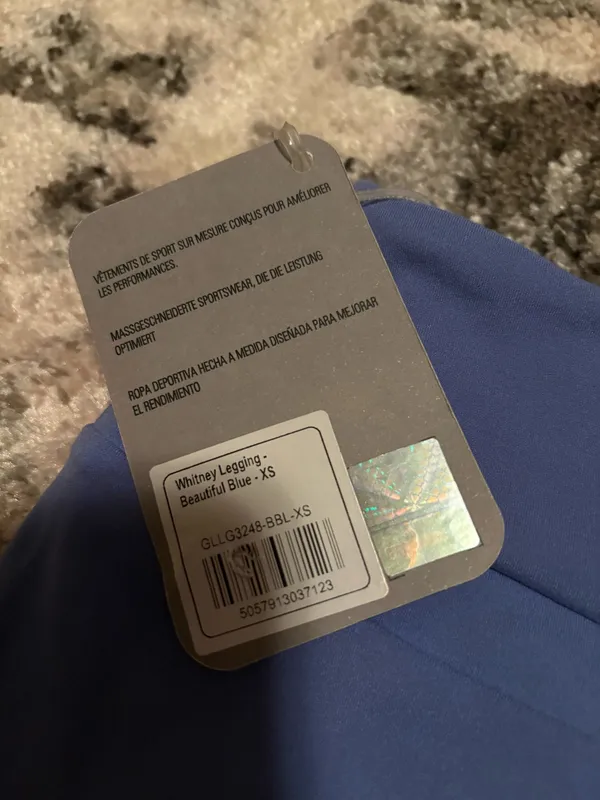 Gymshark Whitney Simmons Leggings beautiful blue - Image 3