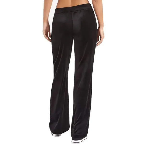 Juicy Couture Black Rhinestone Logo Velour Track Pants XL NWT - Image 3