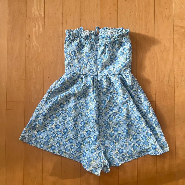 Princess Polly Julita blue floral romper - Image 3