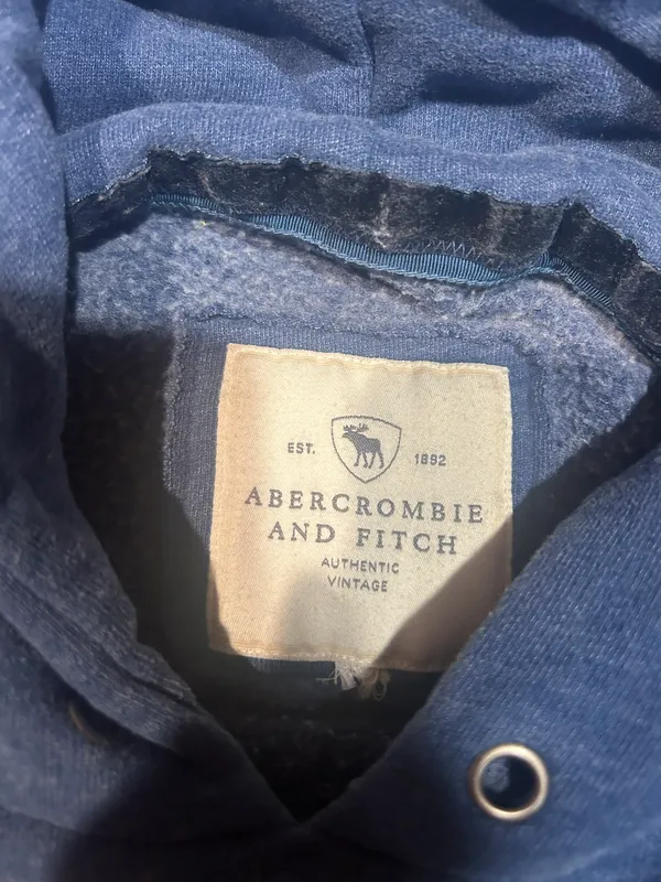 Abercrombie Y2K Vintage Retro Hoodie Sweatshirt Fits like Women’s Small - Image 4
