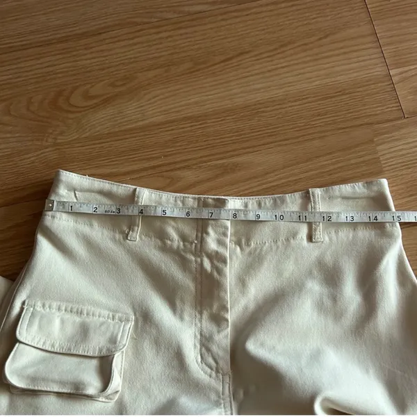 Aritzia Wilfred Free Beige Wide Leg Cargo Pants - Image 5