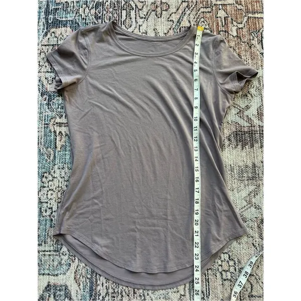 Lululemon Love Crew III Violet Verbena Purple Mauve Short Sleeve T-Shirt Pima - Image 10