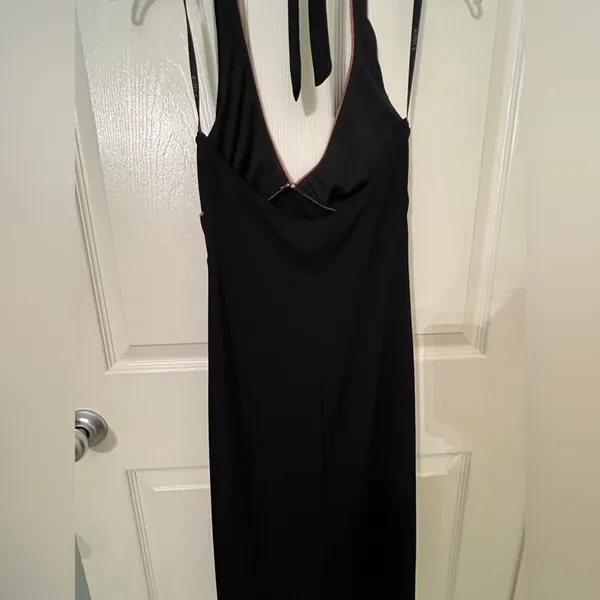B. Darlin Black Cocktail Dress. Halter Style. - Image 5