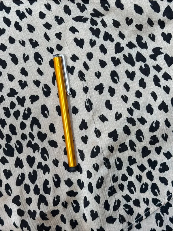 Petal & Pup‎ Eisley Leopard Print Satin Tie Front Mini Dress Tan Black 6 - Image 11