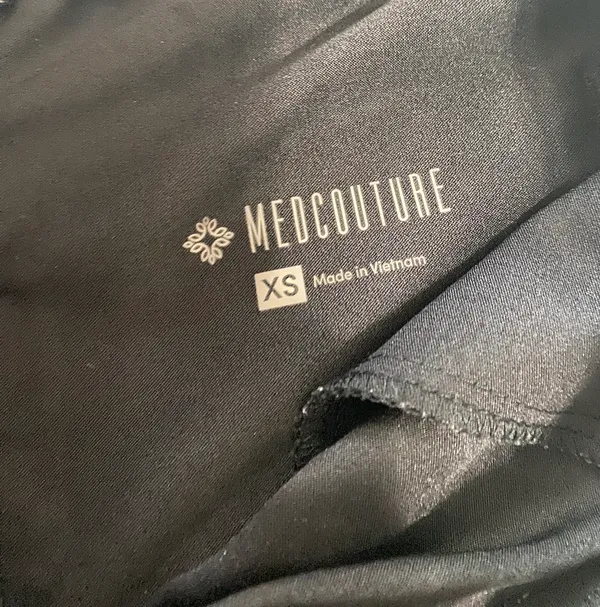 MedCouture Black Scrub Bottoms - Image 4