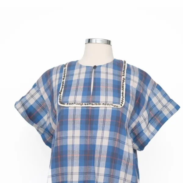 Sea New York- Plaid Flannel Dress‎ - Image 3