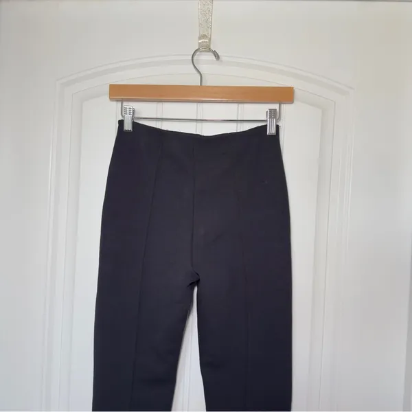Zara Small Black Contouring Stretch Flare Trouser Dress‎ Pants Minimalist Y2K - Image 4