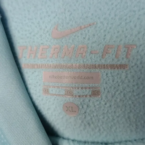 Nike therm fit hooded blue sweatshirt hoodie XL - Image 10