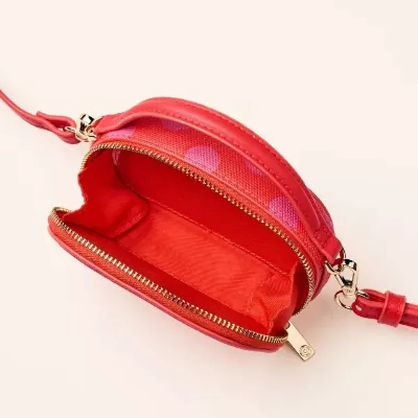 NWT Kate Spade X Target Pink‎ Polka Dot Mini Crossbody Bag Detachable Strap - Image 4