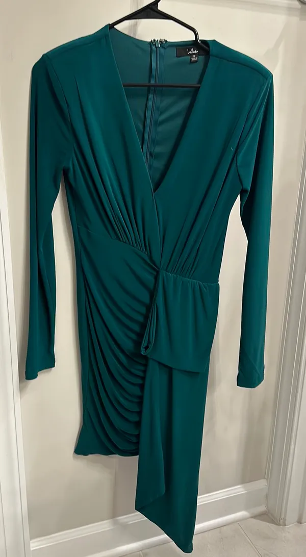 Lulus Emerald Green Dress - Image 4