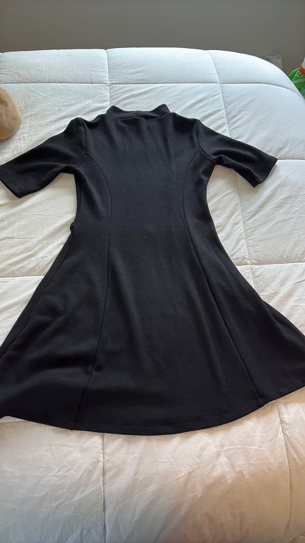 ZARA Black Mini Dress - Image 2