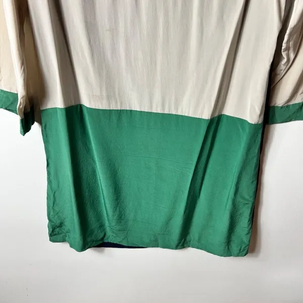 Club Monaco silk color block‎ dress women’s size 2 - Image 4