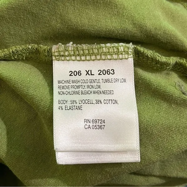 Vintage 90s-Y2K Columbia X.C.O. Short Sleeve Stretch Tee Green M - Image 4