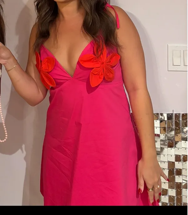 Lulus pink mini dress  - Image 3