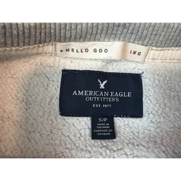 American Eagle Womens Small Merry & Bright Christmas Sequin Sweatshirt - Image 4